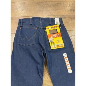 NWT Vintage Wrangler 13MWZ Cowboy Cut Jeans 31x33.5 Blue Denim